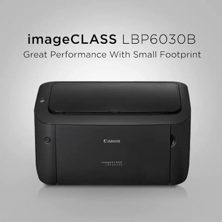 طابعة كانون Lbp 6030b ليزر سريعة 18 صفحة/دقيقة، مثالية للمكاتب الصغيرة