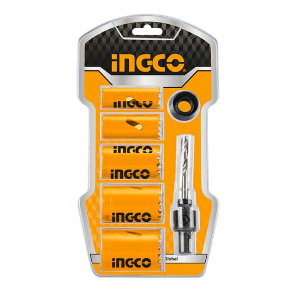 طقم مناشير ثقب بي-معدنية (Bi-Metal) انكو 7 قطع