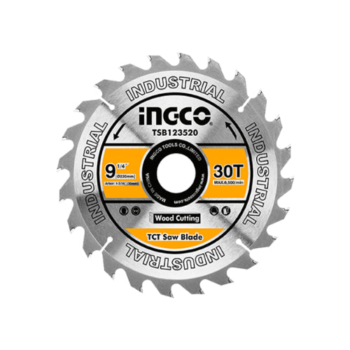 طارة قص خشب 9.14" T40 من INGCO بقطر 235 مم ودقة عالية لمنشار دائري