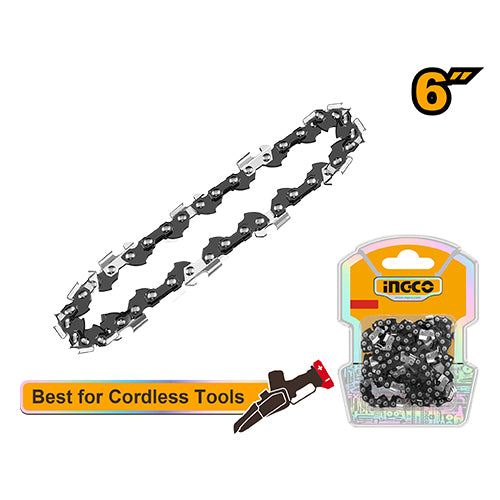جنزير منشار شجر شحن 6" بسماكة 1/4" وعدد 38 وصلة لمناشير CGSLI2068 وCGSLI20685 وCGSLI20682 من INGCO