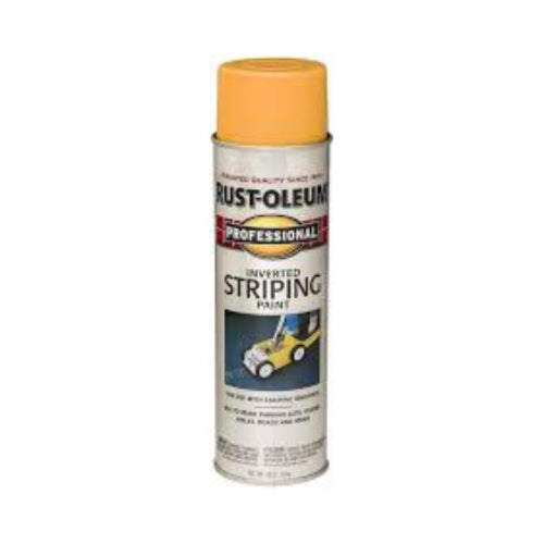 دهان رش تخطيط صناعي أصفر سعة 18 أونصة متين للداخل والخارج من Rust-Oleum