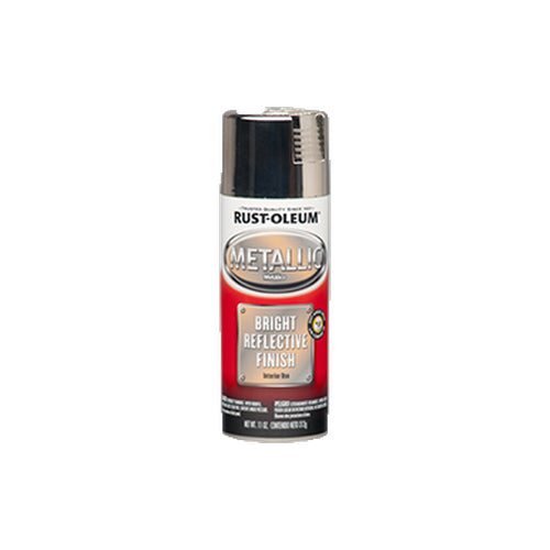 دهان رش ميتاليك كروم 11 أونصة مقاوم للتآكل RUST-OLEUM
