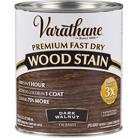 صبغة خشب سريعة الجفاف فاراثين (Varathane) لون بني جوزي سعة 1/2 ليتر من Rust-Oleum