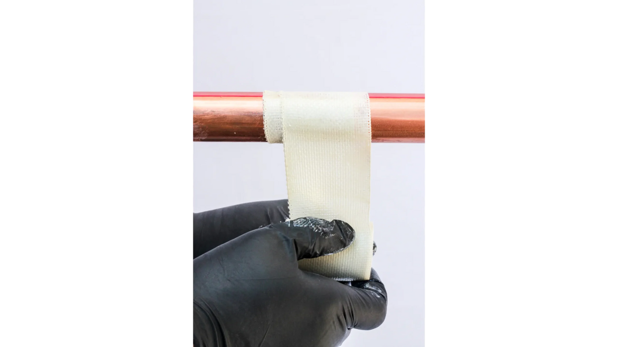 صندوق إصلاح الأنابيب FiberWeld™ 1" مع معجون إيبوكسي مقاوم للماء 500PSI