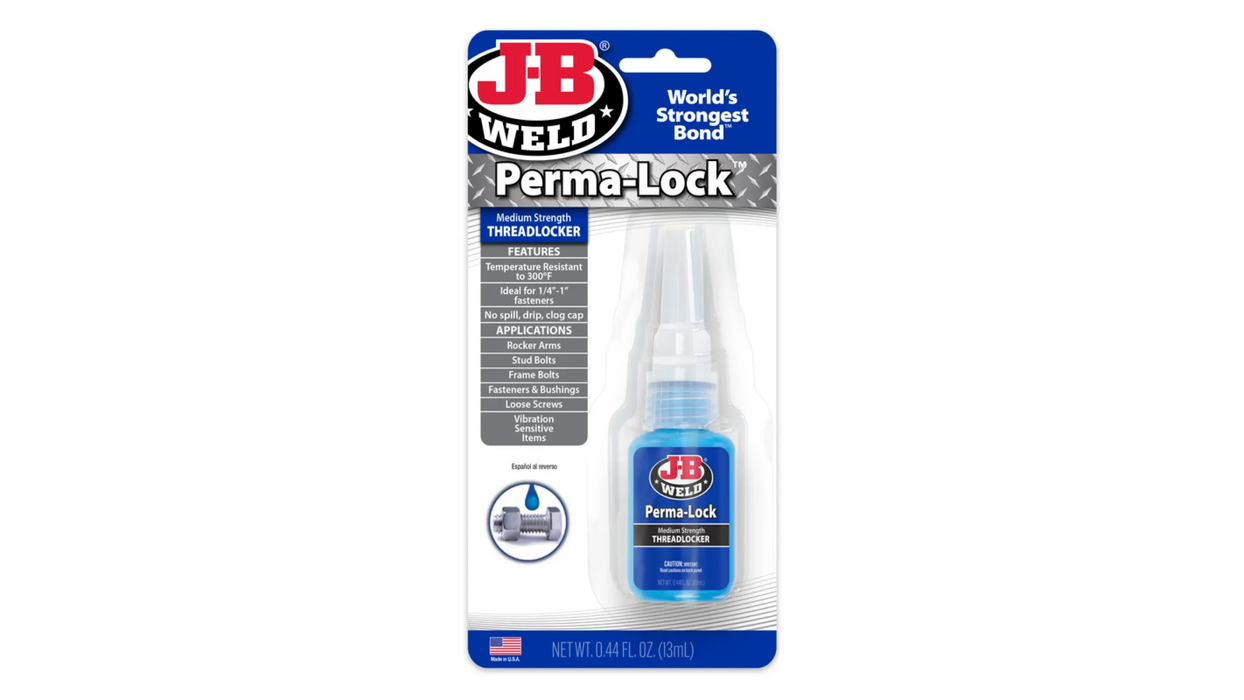 جهاز تثبيت الخيوط الأزرق بيرما لوك 13مل قوة متوسطة للصواميل والبراغي