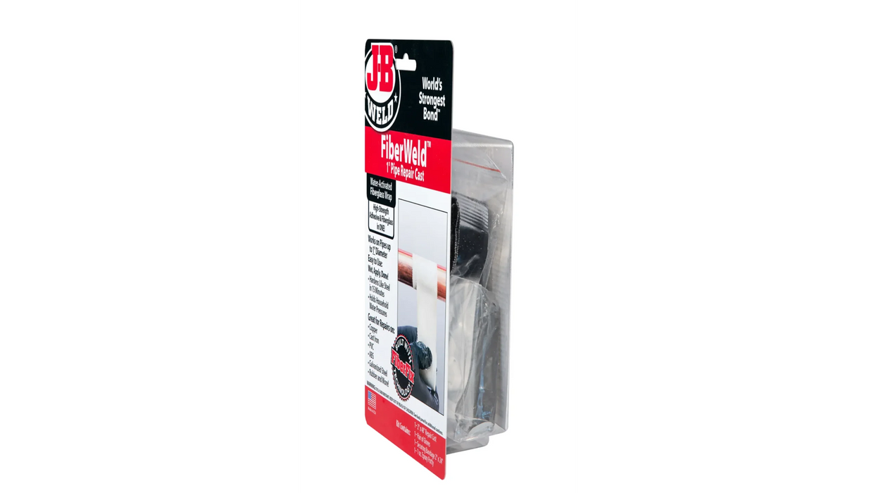 صندوق إصلاح الأنابيب FiberWeld™ 1" مع معجون إيبوكسي مقاوم للماء 500PSI