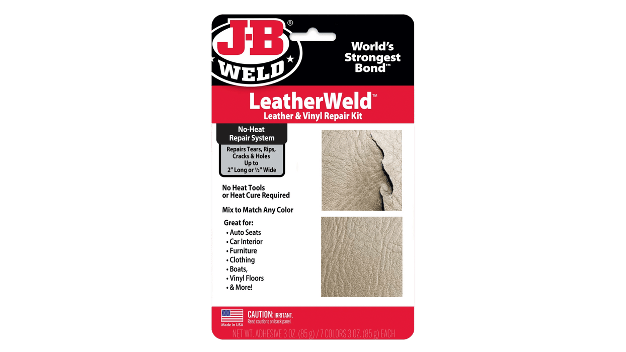 طقم إصلاح الجلد والفينيل LeatherWeld™ يجف بالهواء يصلح حتى 2 بوصة