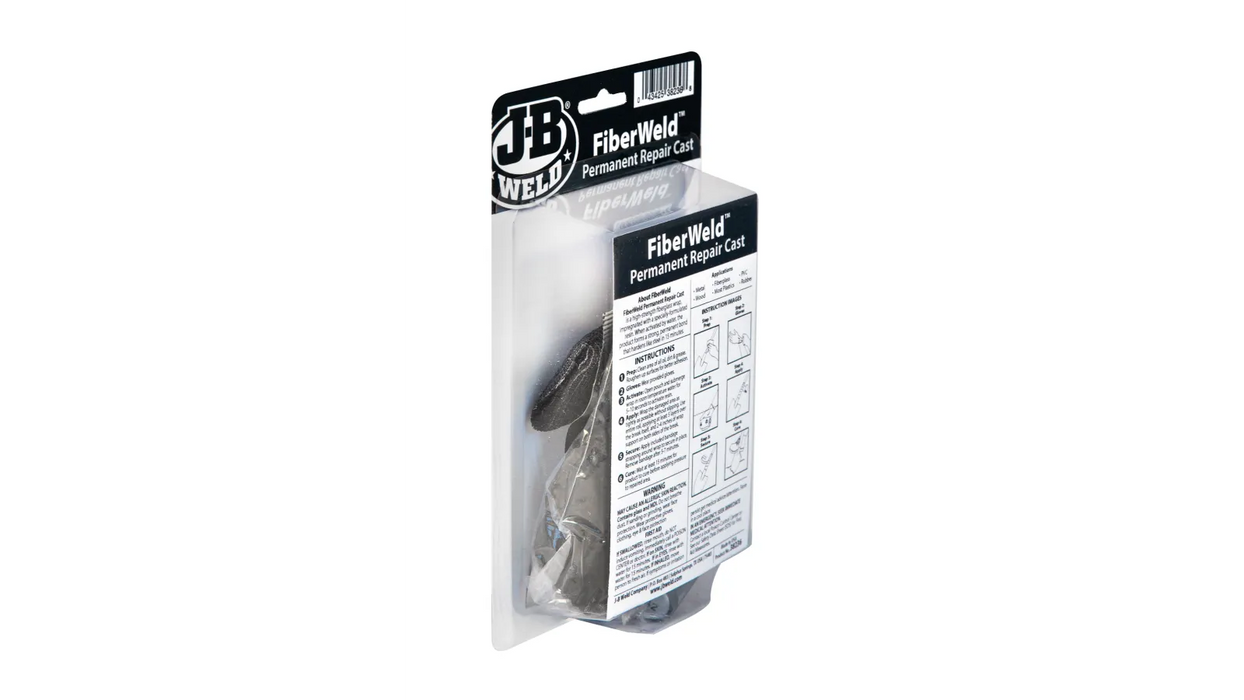 رباط الإصلاح الدائم FiberWeld™ بقوة 1500PSI لجفاف سريع وإصلاحات متعددة الأسطح