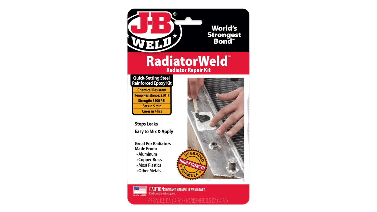 طقم إصلاح الراديتر RadiatorWeld™ مقاوم للحرارة والمواد الكيميائية للإصلاحات الدا…