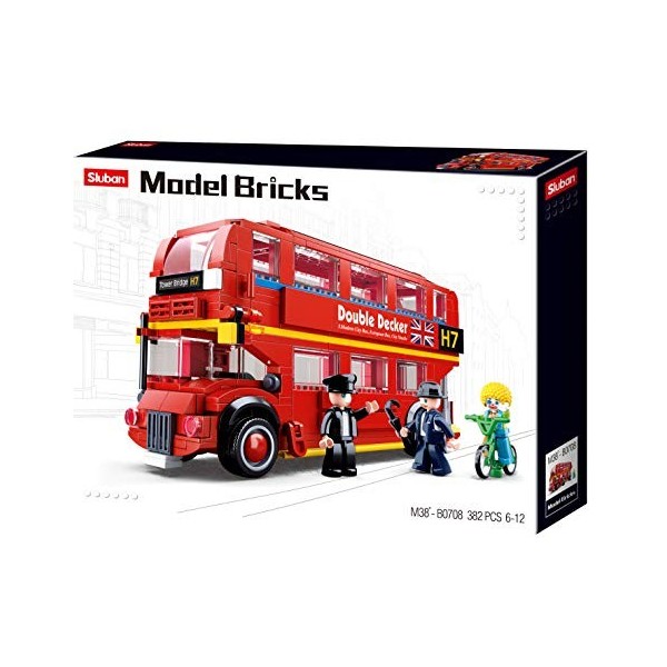 لعبة تركيب حافلة لندن ModelBricks بـ382 قطعة من Sluban