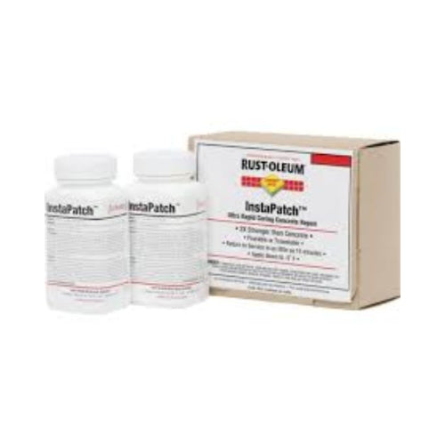 طقم معجون إيبوكسي إصلاح شقوق الأسمنت والخرسانة انستا باتش سعة 16 أونصة من Rust-Oleum