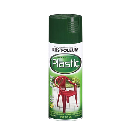 دهان رش أخضر هنتر غامق للبلاستيك من RUST-OLEUM