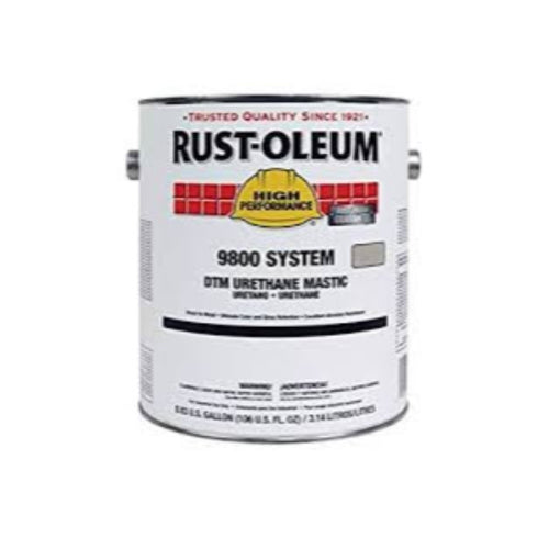 دهان يوريثان للأرضيات نظام 9800 لون رمادي سعة 1 جالون من Rust-Oleum