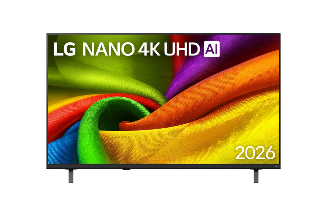 تلفزيون إل جي نانو الذكي 43 بوصة بدقة 4K مع AI موديل 2026