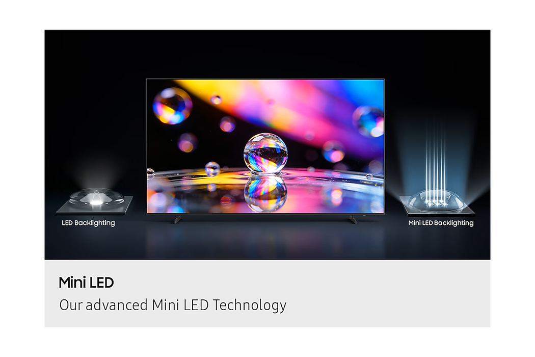 تلفزيون ذكي ميني (Mini LED M80H 4K) مقاس 75 بوصة مع تقنية AI من Samsung