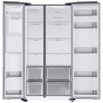 Spacious 609-liter side-by-side refrigerator - ideal storage space from Samsung Spacious 609-liter side-by-side refrigerator - ideal storage space from Samsung