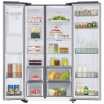 Spacious 609-liter side-by-side refrigerator - ideal storage space from Samsung Spacious 609-liter side-by-side refrigerator - ideal storage space from Samsung