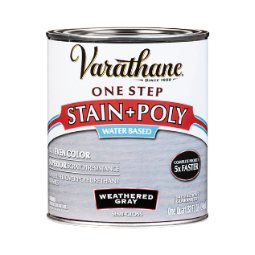 صبغة خشب مائية فاراثين (Varathane) لون رمادي سعة 1/2 ليتر من Rust-Oleum