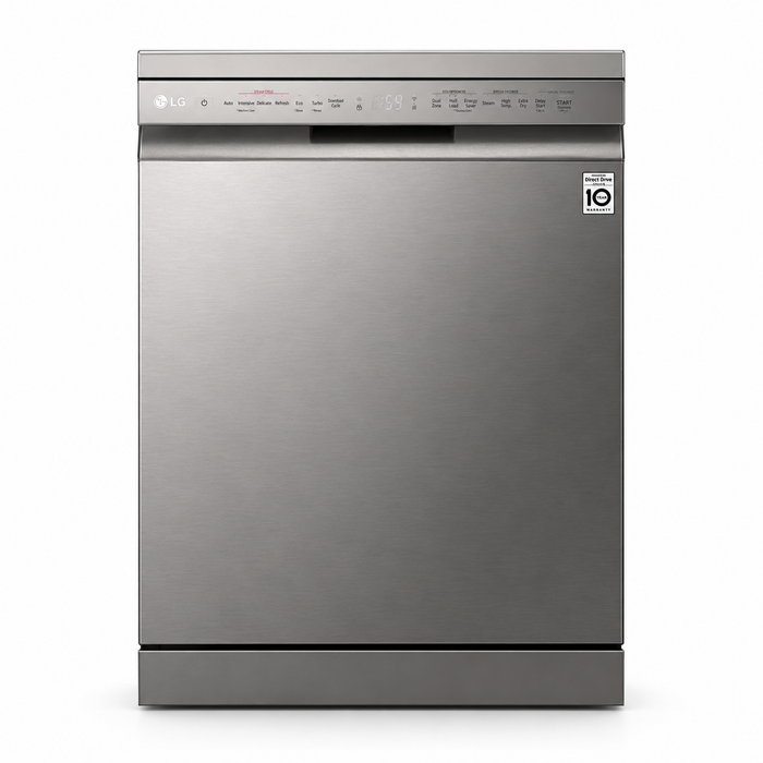 غسالة صحون LG DFB425FP فضي بلاتيني
