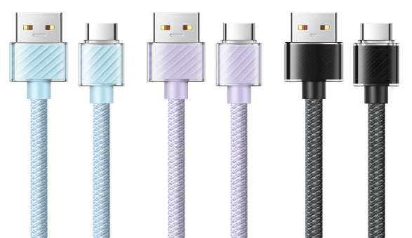 كابل شفاف Type-C 6A بطول 1.2م يدعم الشحن السريع وقوي ومتين من Mcdodo