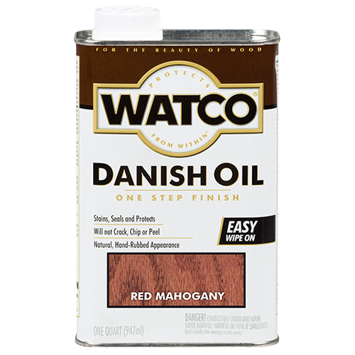 زيت دانيش (Danish Oil) لحماية الخشب لون ماهوجني أحمر من Rust-Oleum