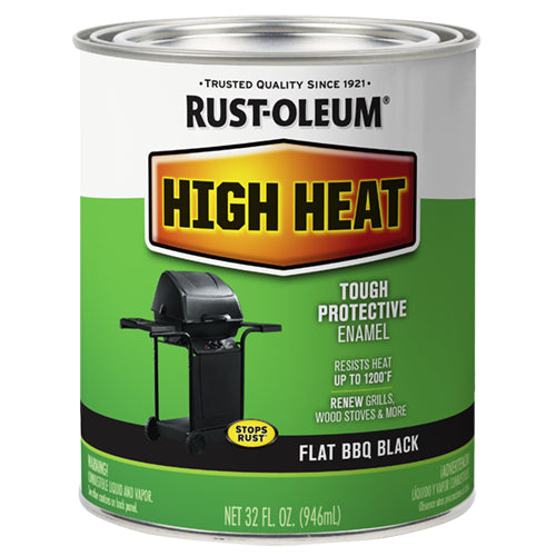 دهان رش حراري أسود كيلو يتحمل 1200°F RUST-OLEUM