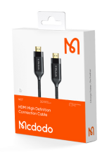 كابل HDMI إلى HDMI 2.0 بطول 2م بدقة 4K وجودة تصنيع عالية ومتين من Mcdodo