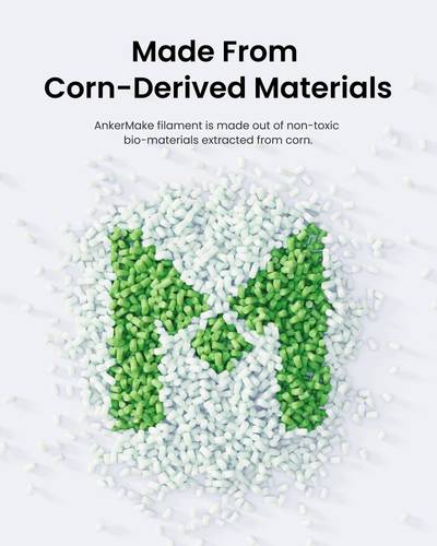 خيط PLA+ رمادي عالمي للطباعة ثلاثية الأبعاد من Anker