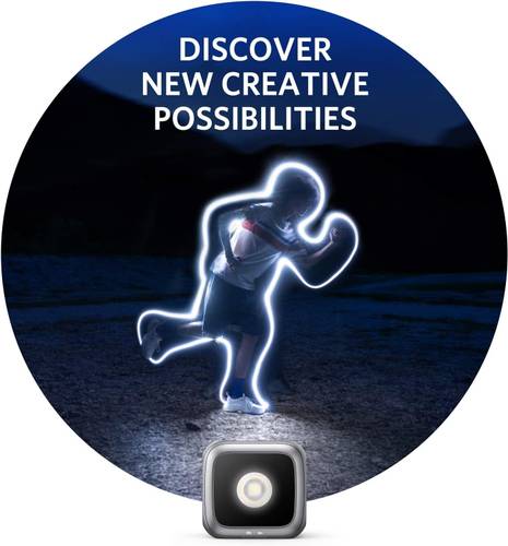 فلاش LED لـ iPhone لتحسين الإضاءة - رمادي غامق من Anker