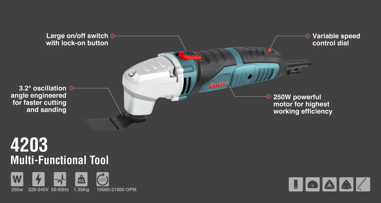 صاروخ ترددي سرعات من RONIX
