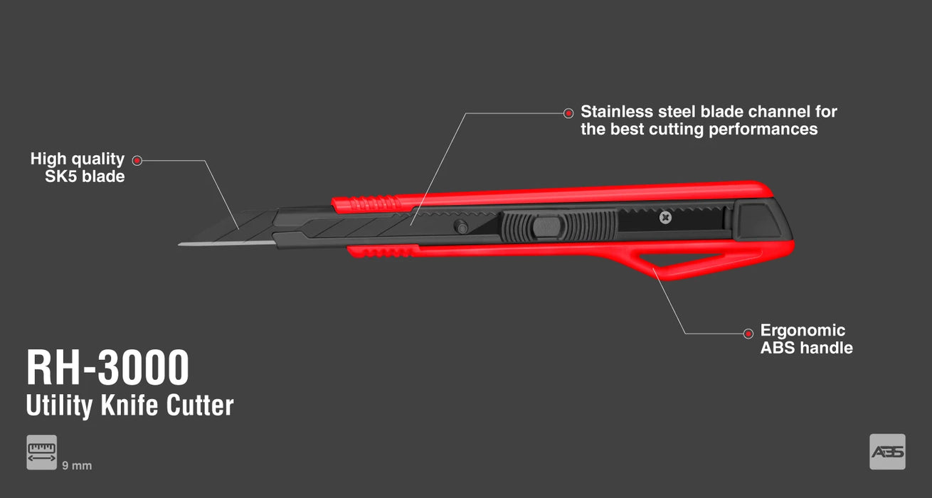 مشرط ثقيل 9 ملم من RONIX