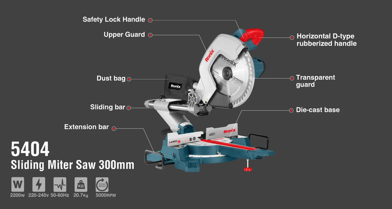 منشار ذيل سحب 305ملم من RONIX