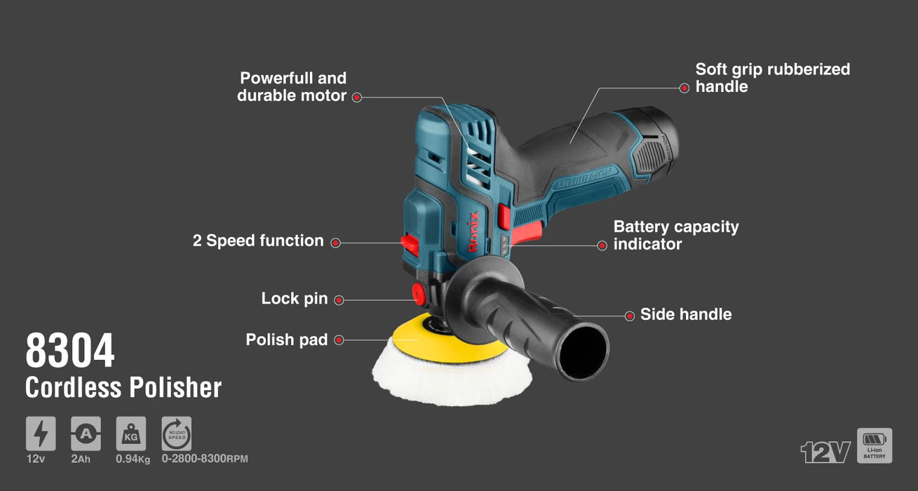 دريل بولش وحف شحن من RONIX