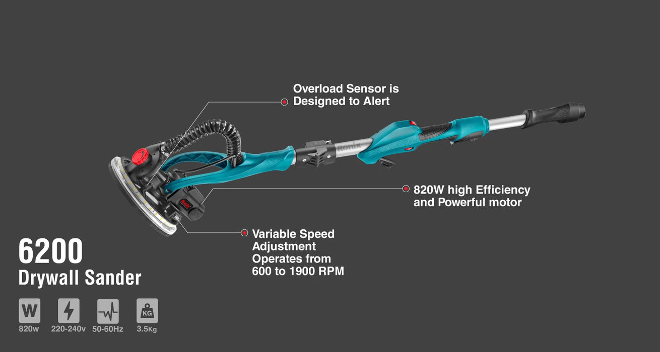 حفافة جدران 820 واط من RONIX