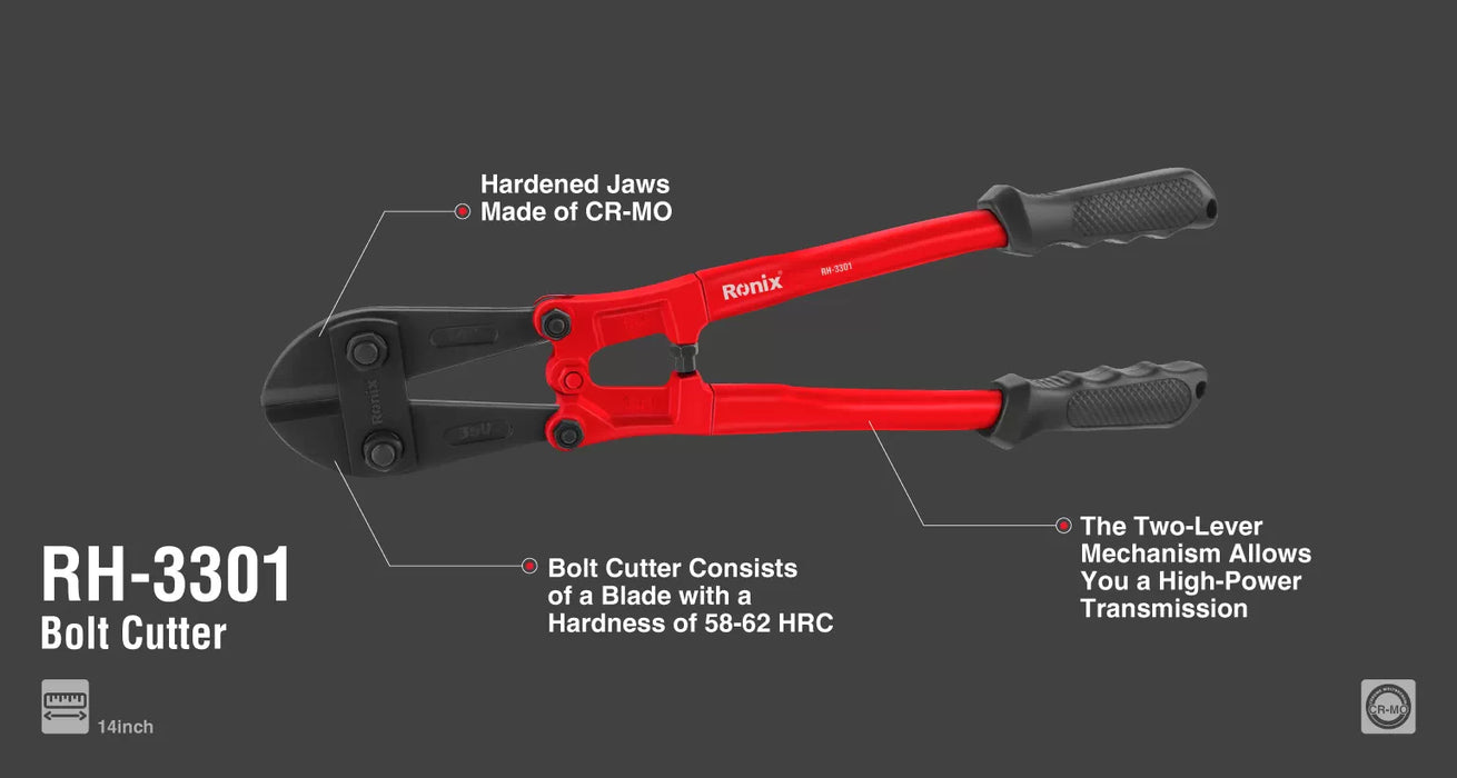 مقص حديد 14" من RONIX