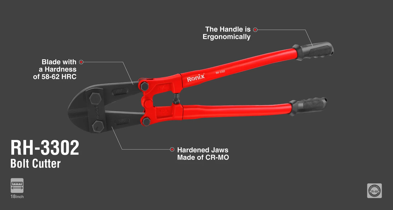 مقص حديد 18" من RONIX