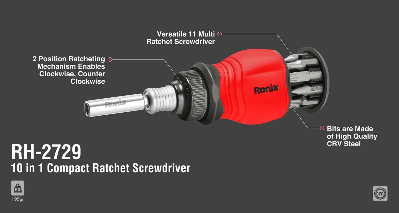 مفك مع لقمه من RONIX