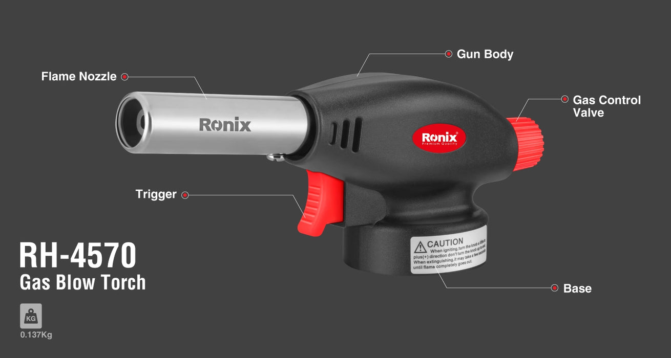 فرد غاز يدوي من RONIX