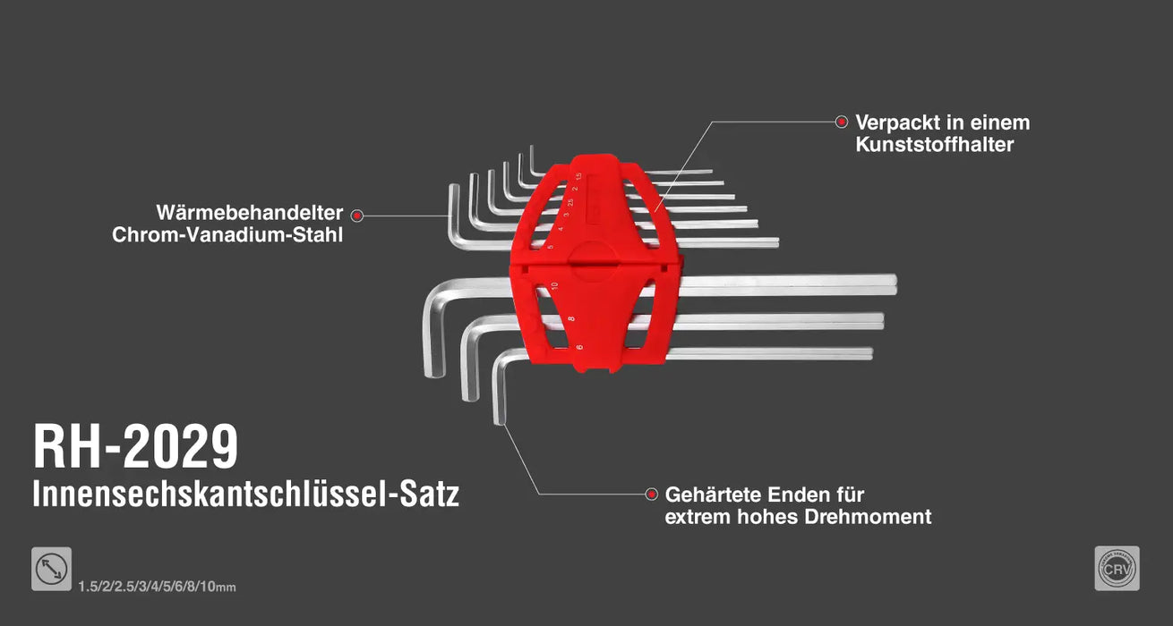 طقم الن كي طويل (9) من RONIX