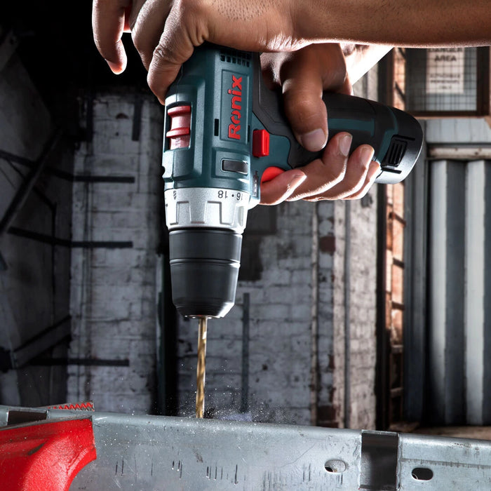 دريل شحن 12 فولت بطارية سامسونج من RONIX