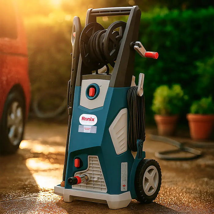 مضخة غسيل وضغط عالٍ احترافية 180 بار 3000 واط موديل RP-0180 من Ronix
