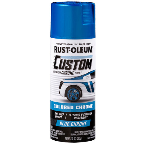 دهان رش سيارات كروم أزرق لمسة لامعة من RUST-OLEUM