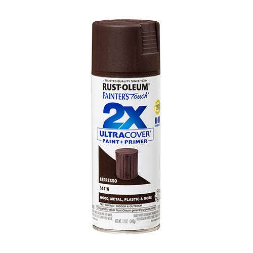 دهان رش 2X ألترا كوفر ساتين إسبريسو تغطية من RUST-OLEUM