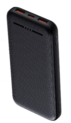 باور بانك مزدوج USB سعة 10000mAh بقوة 10.5 واط مع كابل Type-C ودليل استخدام من Mcdodo