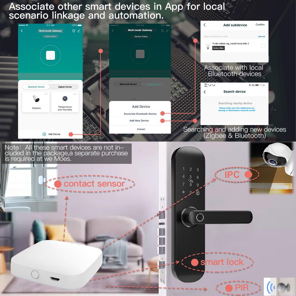 بوابة ZigBee الذكية (Hub) بوابة ZigBee الذكية (Hub)