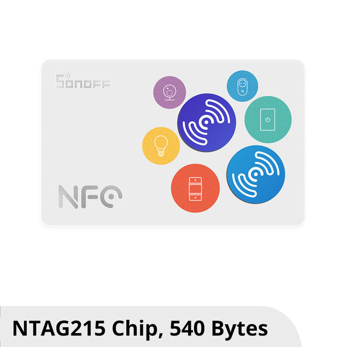 علامة NFC بسعة 540 بايت وتحكم ذكي بلمسة واحدة على الأجهزة من sonoff