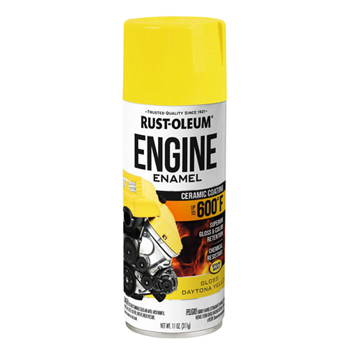دهان رش حراري أصفر 600°F للسيارات من RUST-OLEUM