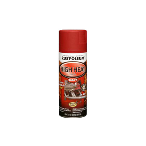 دهان رش حراري أحمر 12 أونصة يتحمل 2000°F RUST-OLEUM