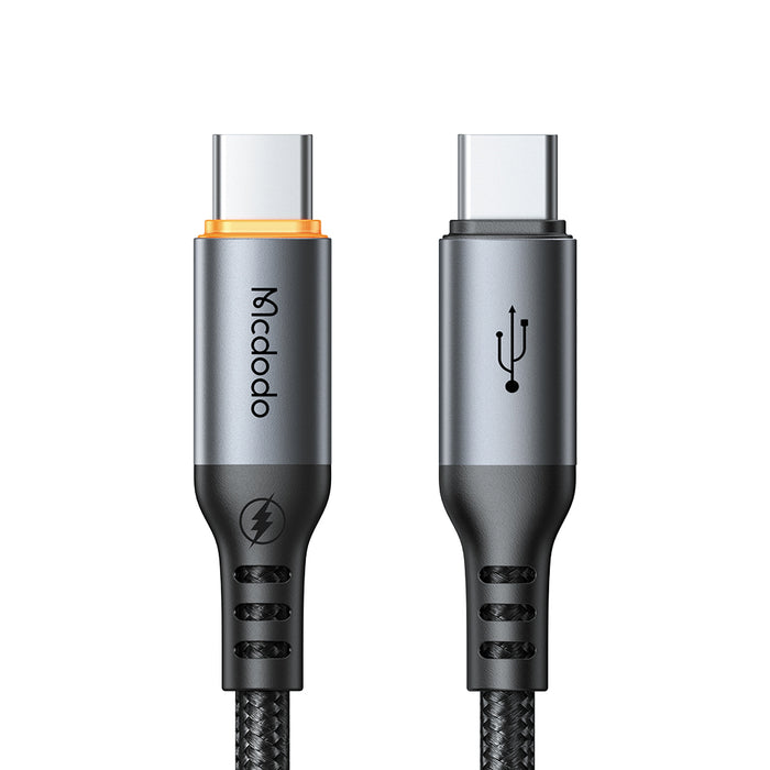 كابل USB-C إلى C بقدرة 100 واط، شحن سريع 1.2م وحماية ذكية ضد الشحن الزائد من Mcdodo