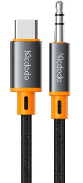 كابل صوتي رقمي Type-C إلى DC3.5 ذكر 1.2م لدقة صوت عالية وسهولة استخدام من Mcdodo